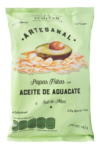 Papas Fritas Aceite De Aguacate 100% Natural Sin Gluten 3pz