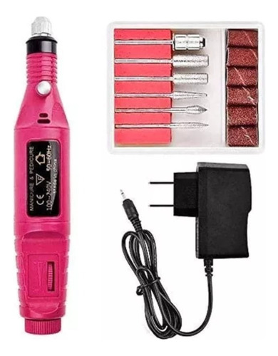 Kit Drill Pulidor Uñas Electrico Removedor Acrilico Manicure