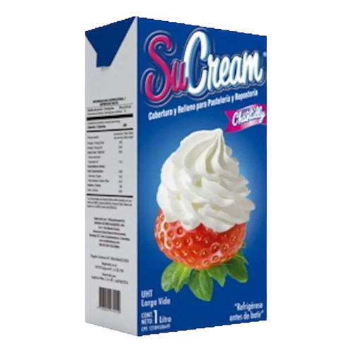 Crema Chantilly Sucream Caja De 12 Unidades