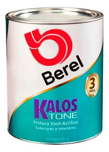 Vinílica-acrilica 4 L Kalos Tone Berel