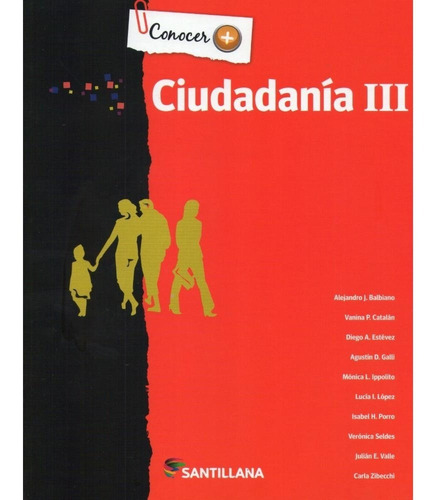 Ciudadanía 3 Conocer + Ed. Santillana