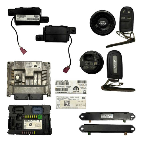 Kit Code Modulo Injeção Jeep Compass Serie S T270 1.3 21/22 (Usado)