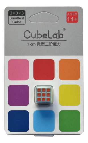 Mini Cube 3x3 Rompecabezas Magico Azul 1x1x1 Cm Color De La Estructura