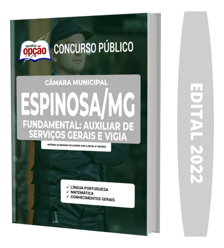 Apostila Espinosa Mg - Auxiliar De Serviços Gerais E Vigia