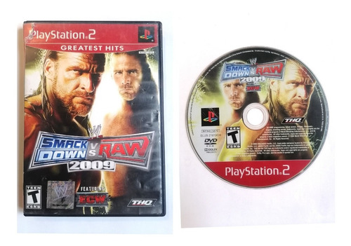 Wwe Smackdown Vs Raw 2009 Ps2 (Reacondicionado)