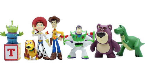 8 Figuras De Toy Story Buzz Lightyear Woody Juguetes Educati