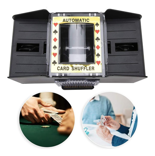 Barajadora Automática De Cartas De 4 Mazos, Barajadora