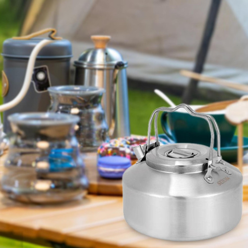Camping De Té De Té De De Al Aire Libre Hervidor De 900 Ml