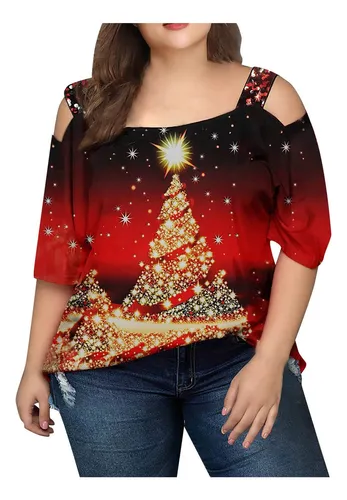 Blusa navideña deals