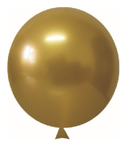 Globo de látex dorado cromado de 25 unidades para decoración de fiesta