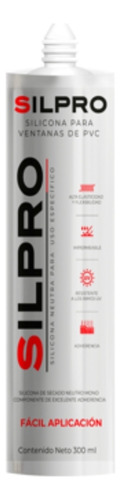 Silicona Neutra Gris 300 Ml. Silpro