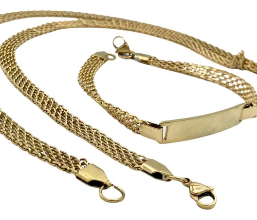 comprar Cadenas En Acero + Pulcera