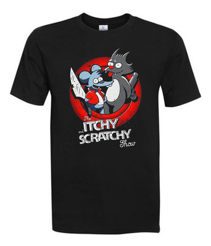 Itchy And Scratchy 100 Simpsons - Polera