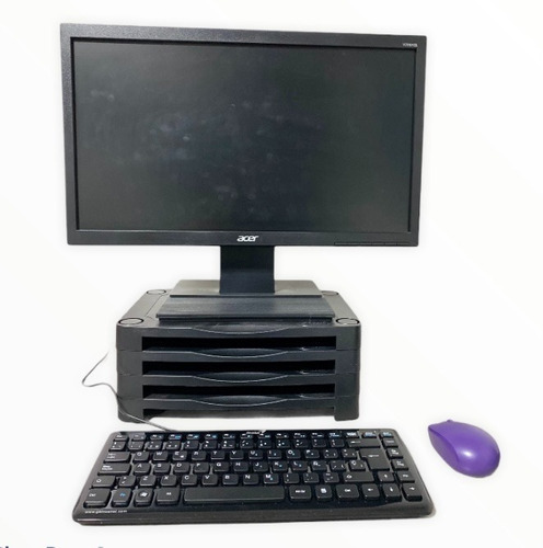 Soporte Monitor Ergonomico Ajustable 3 Alturas