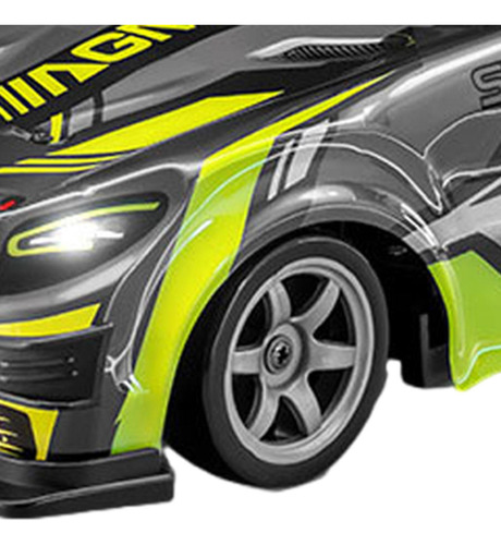 1/16 Rc Drift Pneu Carro Modelo Corrida Esportes Verde