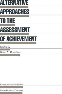 Libro Alternative Approaches To The Assessment Of Achieve...