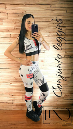 Conjuntos Leggins Estampados En Tela Suplex