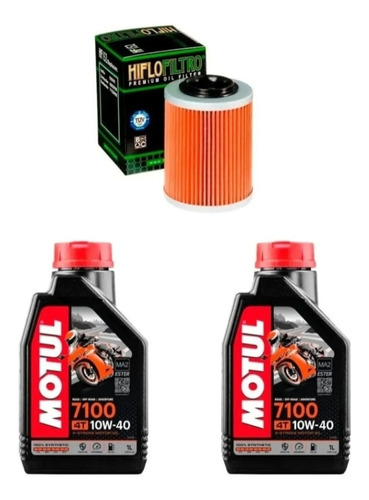 Kit Service Can Am Ds 450 Ds450x Efi  Filtro + Motul 7100 Rp