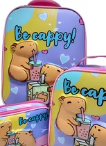 Comprar Mochila Capibara 3 Piezas C\u002Fruedas - Diseño Exclusivo