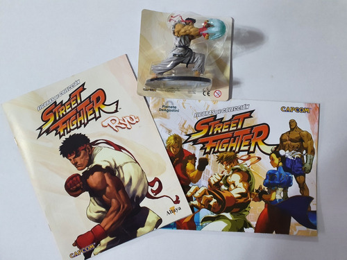 2 Figuras Street Fighter Ryu M. Bison Fasciculo 1 Y 3 #1 #3