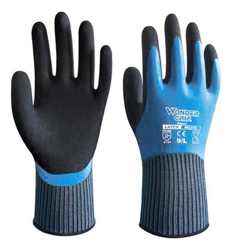 Cubiertas Protectoras, Guantes De Trabajo, Doble Capa, Látex