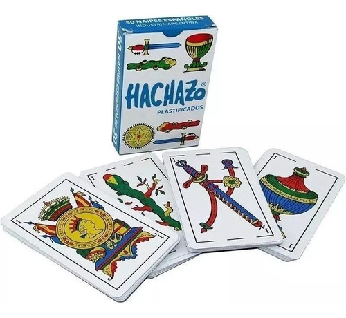Mazo De Naipes Españoles Hachazo X 50 Truco Dgl Games