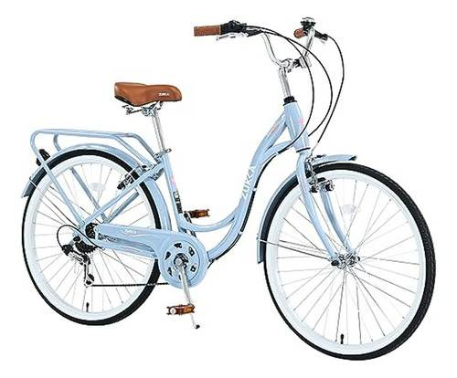 Bicicleta Cruiser Mujer 26  Compatible Con Adultos.