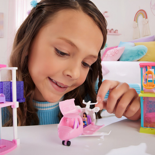 Barbie Mini Barbieland Vehículo Muñecas Avión De Los Sueños Multicolor