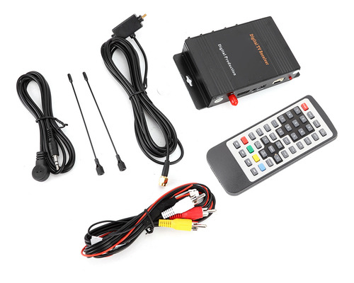 Imagen 3 de 10 de Caja De Tv Digital Para Coche Dvb-t Mpeg 4 Receptor Portátil