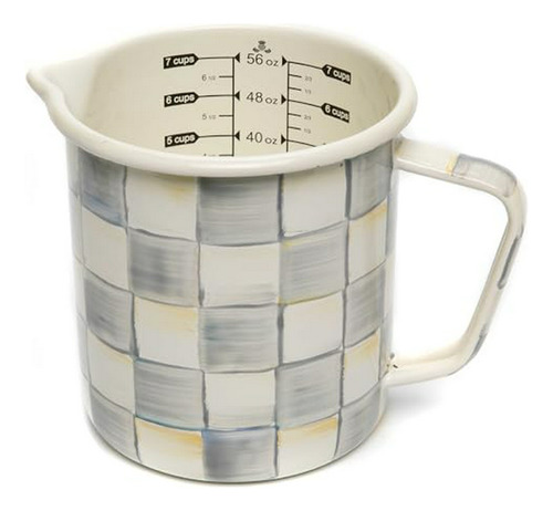 Mackenzie-childs Taza Medidora De 7 Tazas Con Esmalte Sterli