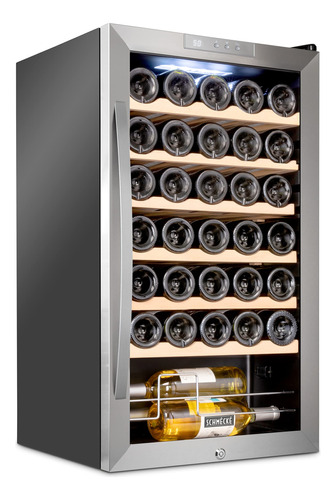 Schmecke Refrigerador De Vino Con Compresor De 34 Botellas -