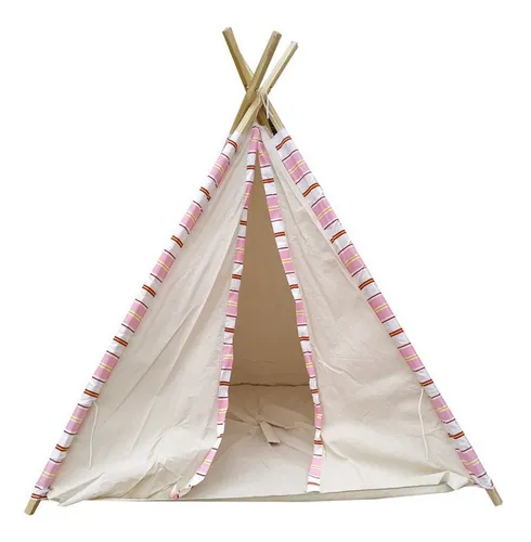 Carpita Infantil De Tela Y Madera Rosario