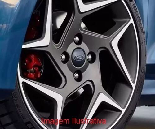 Imagem 5 de 5 de Jogo 4 Calota Centro De Roda Ford Eco Sport Ecosport Azul