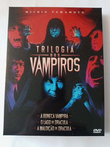 Dvd Trilogia Dos Vampiros - Michio Yamamoto / 3 Discos