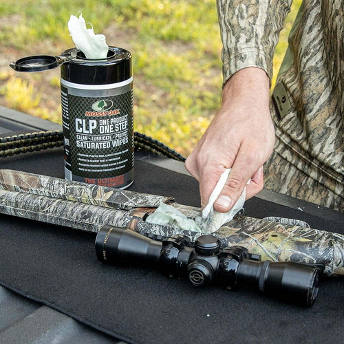 Clenzoil Mossy Oak Clp Saturated Gun Oil Wipes | One Product