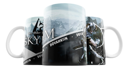 Taza De The Elder Scrolls V: Skyrim - Diseño Exclusivo - #1