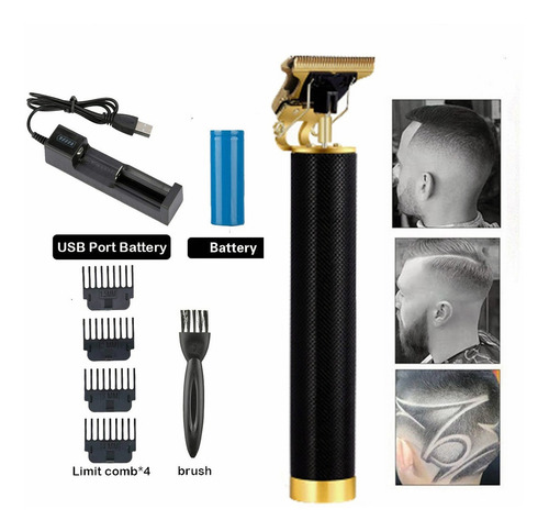 Barbeador Pro Li Cordless Clipper De Cabelo Para Homens