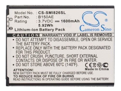 Batería Cameron Sino P/ Samsung Galaxy Core Gt-i8260 1600mah