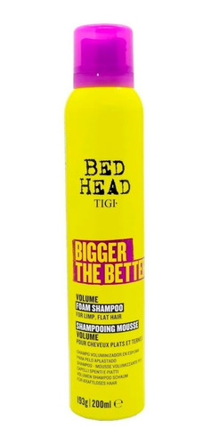 Tigi Bigger The Better Shampoo En Espuma Para Volumen 200 Ml