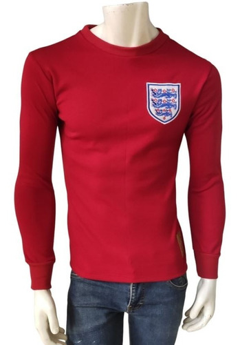 Playera De Fútbol Retro De Inglaterra 1960