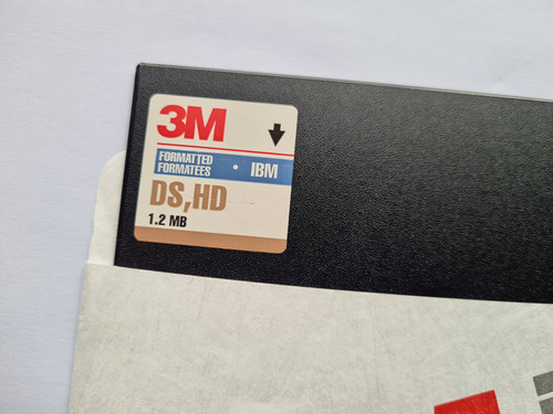 Disquette Vintage 3m 5-1/4 Ds, Hd 1.2 Mb (Usado)