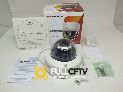 Kit 12 Cameras Dome Ip Colorvu Poe 2m Áudio Cúpula + Brinde