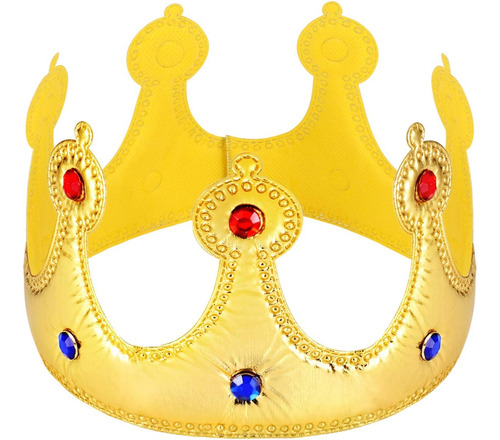 Coronas De Rey Dorado, Delicado Sombrero De Corona De Cumple