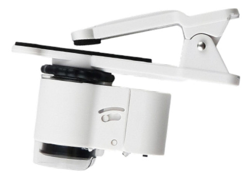 Microscopio De Bolsillo Con Luz Led Y Clip Para Teléfono