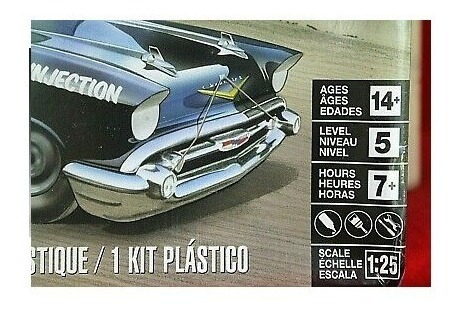 Chevy 57 Black Widow (2 Em 1) Revell 854441 Kit Para Montar
