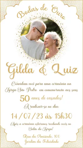 Convite online para bodas