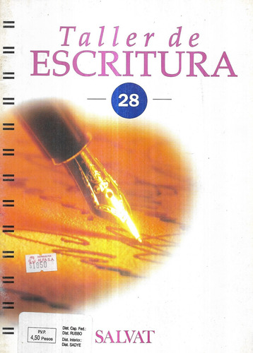 Taller De Escritura 28 / Obsesiones Y Manías / Salvat