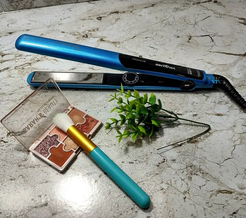 Prancha Titanium Blue 440f Modelador City Automático Bivolt