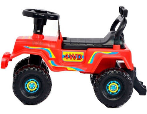 Andarin Pata Pata Jeep Rodacross Au300 Color Rojo