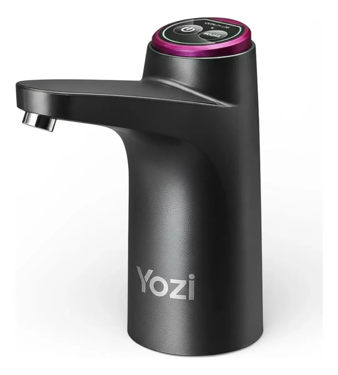 Bomba Elétrica Garrafão Yozi Bebedouro Recarregável USB Mineral 5 litros Cor Preto